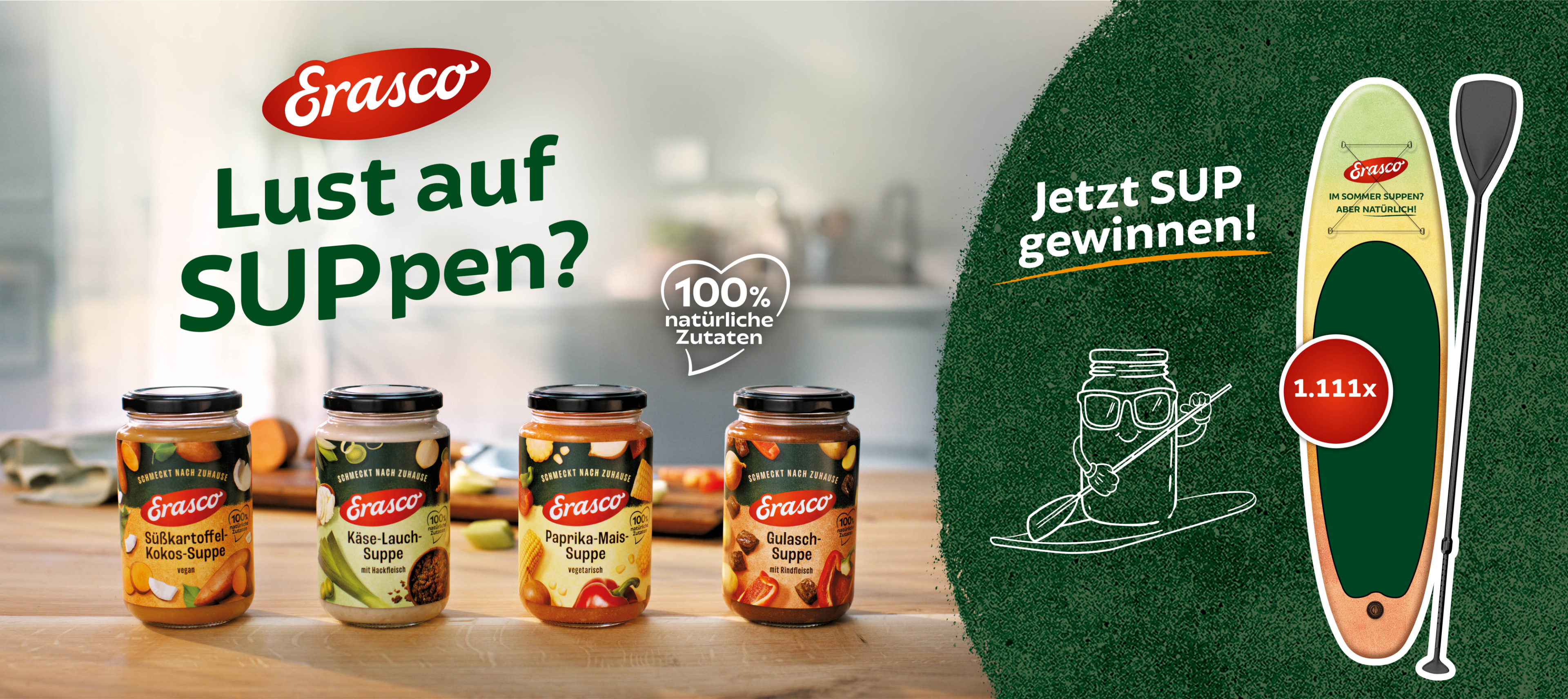 Jetzt ein ERASCO-SUP gewinnen!